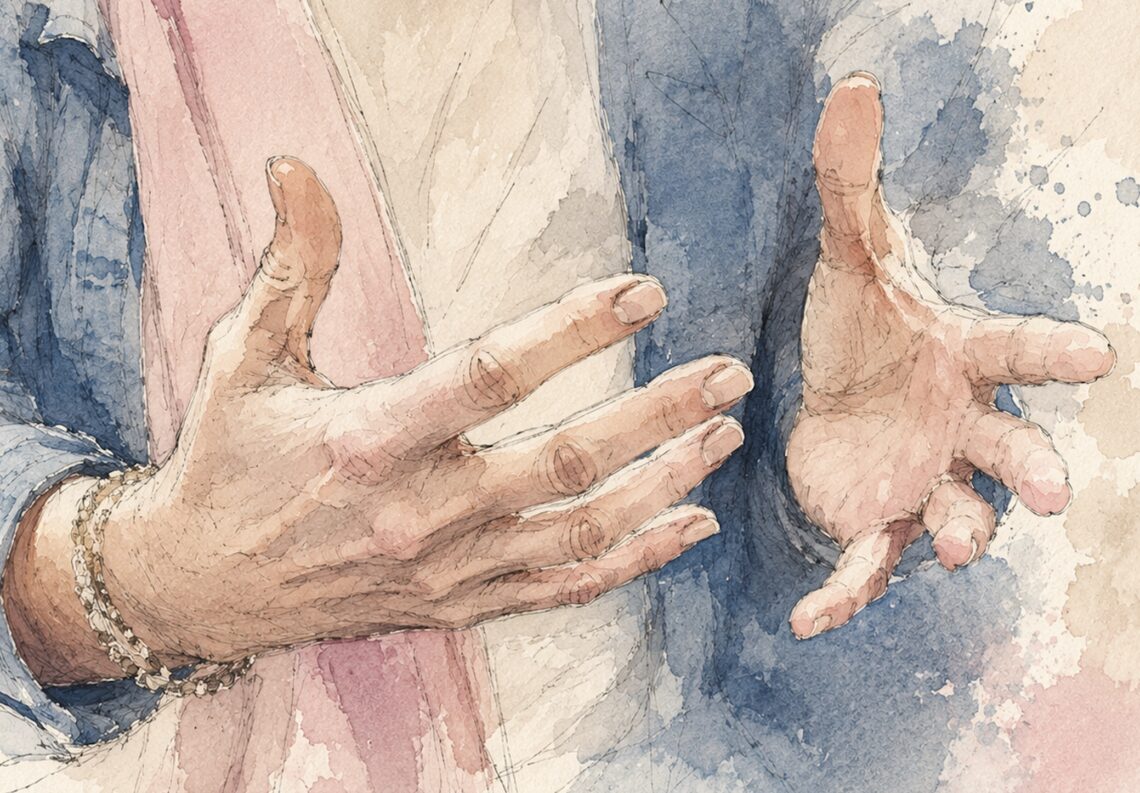 Talking with ones hands